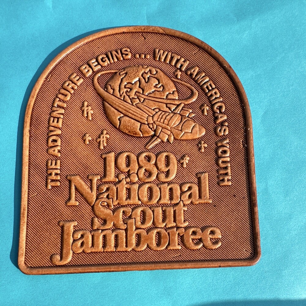 1989 Boy Scouts National Scout Jamboree Patch "The Adventure Begins..."